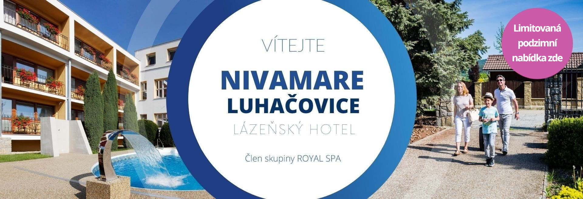 Ubytování hotel - Lázeňský a wellness hotel NIVAMARE Luhačovice